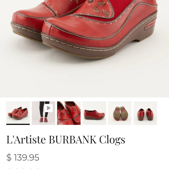 L'Artiste Burbank Spring Step clogs - Picture 2 of 5